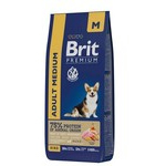 Brit Premium Dog Adult Medium 15