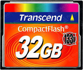 Compact Flash 32Gb Transcend 133x Type I