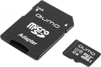 microSD 32Gb QUMO QM32GMICSDHC10NA