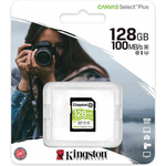 128Gb Kingston Canvas Select Plus Sdxc Uhs-i U3 V30 (SDS2/128GB)