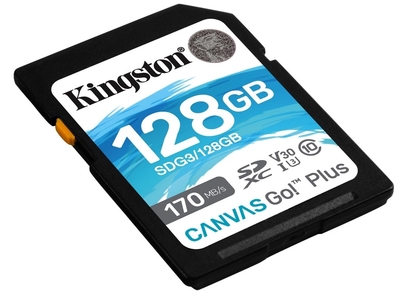Kingston Canvas Go Plus 128Gb 170R C10 Uhs-i U3 V30